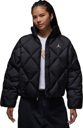 Nike Jordan (WMNS) Air Jordan Brooklyn Quilted Puffer Jacket Black HV0418-010