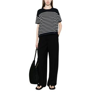 C.T. Plage Striped Cotton Sweater - Knitwear - Mujer - Azul - M