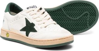 Golden Goose Suede Star Detail Sneakers - White