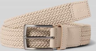Tom Tailor G&uuml;rtel mit Leder-Anteil in Beige, Gr&ouml;&szlig;e 100