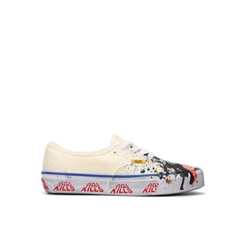 Vans Canvas Paint Authentic Witte Schoenen - Heren - Schoenen - Beige - Maat: 40 1/2 EU