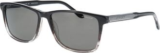 Jaguar 37127 Polarized 4612 Mens Sunglasses Black Size 57