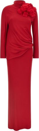 Magda Butrym Red RE 26 Dress 04 dress