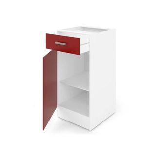 Les Tendances Mueble Bajo De Cocina Ultra L 40 - Rojo Mate