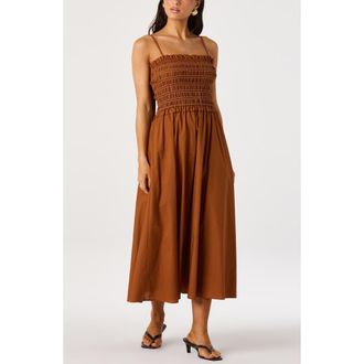 ASTR the Label Harper A-Line Dress in Sienna at Nordstrom, Size X-Small