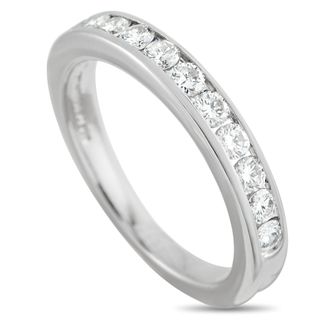 Tiffany & Co. Platinum 0.44ct Diamond Band Ring TI31-051426