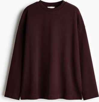 H&M Sweatshirt im Washed-Look - Red
