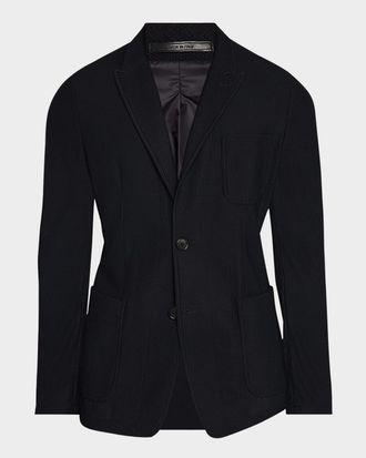 Giorgio Armani Men & apos;s Rice Stitch Sport Coat