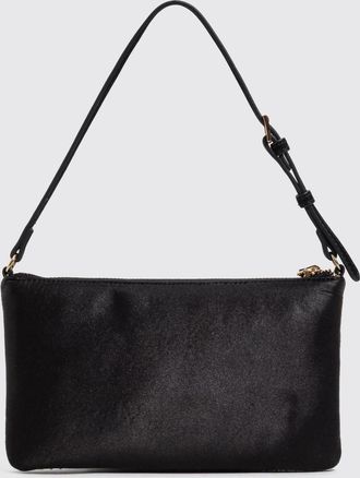 Twinset Satin Mini Shoulder Bag with Crystal Embroidery