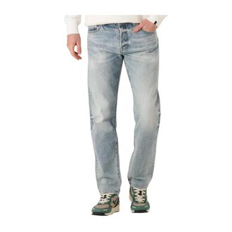 Butcher of Blue Stockton Straight Redding Lt - Heren - Jeans - Blauw - Maat: W36 L32 Katoen