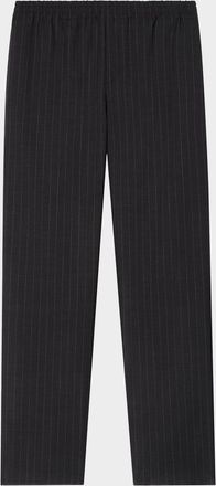 Burberry Men & apos;s Pinstripe Wool Track Pants
