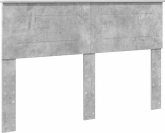 vidaXL Cabecero Gris Concreto 150 Cm Madera Contrachapada Vidaxl