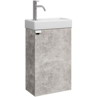 Badplaats Mueble lavabo para aseo Apollo 40 x 22 cm - Gris hormigón - Mueb