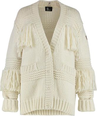 Moncler Vest in gemengde wol - Dames - Vesten - Beige - XS - Wol - Truien & Vesten