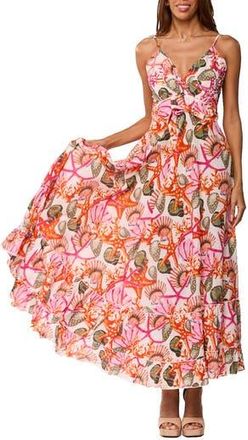 Ranee&rsquo;s Floral Maxi Dress in Red at Nordstrom Rack, Size Large/x-Large