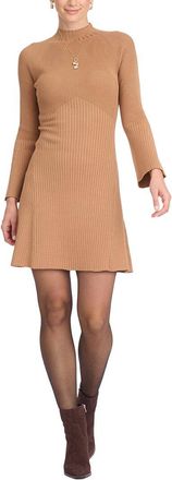 Draper James Lennox Mockneck Ribbed Knit Dress
