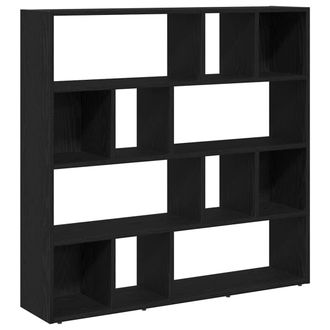 vidaXL Librer&iacute;a/separador De Ambientes Roble Negro 105x24x102 Cm Vidaxl