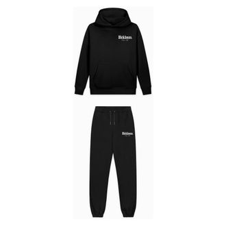 Black Bananas Jumpsuits & Playsuits, Heren, Zwart, XL, Katoen, Brush Trainingspak