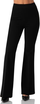Ivonne Semi-Flare Pants in Black at Nordstrom, Size 12