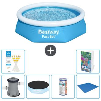 Bestway Piscina Bestway Fast Set Redonda - 244x61 Cm - 7-piezas S341