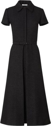 Fendi Abito - Dames - Shirt Kleedjes - Zwart - S - Wol - Kleedjes