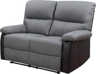 Habitat et Jardin Habitat Et Jardin - Sof&aacute; Reclinable 2 Plazas lincoln - Negro/gris Oscuro