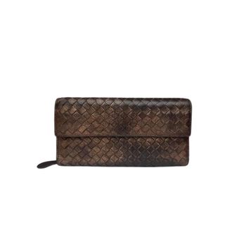 Bottega Veneta Pre-owned Wallets, female, Brown, Size: ONE SIZE Pre-owned Leather Wallet