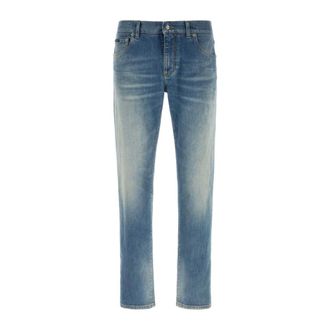 Dolce & Gabbana Stretch Denim Jeans - male - Dolce & Gabbana - Straight Fit Jeans - Blue - M - Jeans