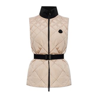 Moncler Vests, female, Beige, Size: XS Bignonia Down Vest