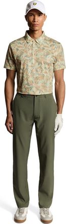 Lyle & Scott Golf Digital Floral Polo Shirt in Sunrise Yellow at Nordstrom, Size Xx-Large