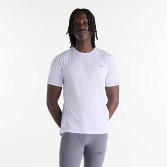 New Balance Uomo RC Essential T-Shirt in Viola, Maglia di Poliestere, Taglia XL