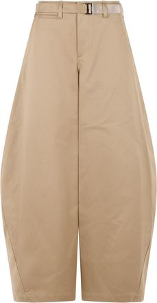 sacai Chino beige katoenen broek