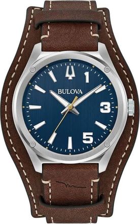 Bulova Classic Quartz Blue Dial Mens Watch 96A313