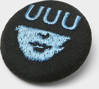 Undercover Mens UUU embroidered badge pin