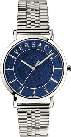 Versace Horloges - Heren - Horloges - Blauw - ONE Size - Accessoires