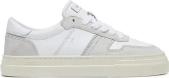 D.A.T.E. Bicolor Leren Sneakers - Dames - Sneakers - Wit - 41 EU - Leer - Schoenen