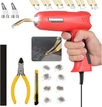 OEM M&aacute;quina De Soldadura De Pl&aacute;stico De 150 W, Kit De Reparaci&oacute;n De Pistola De Soldadura, Grapadora T&eacute;rmica De 800 Piezas, Kit De Reparaci&oacute;n De Parachoque