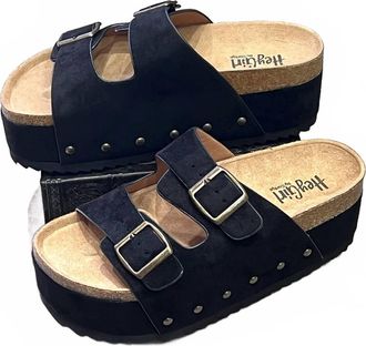 Corkys Footwear Womens Wannabe Platform Sandals In Black