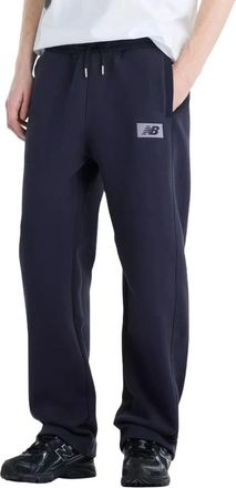 New Balance Fitness, Heren, Blauw, M, Katoen, Trackside Fleece Pant