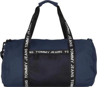 Tommy Jeans Essenti&euml;le Blauwe Duffel Tas - Heren - Weekendtassen - Blauw - ONE Size - Tassen