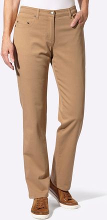 Casual Looks Bequeme Jeans CASUAL LOOKS, Damen, Gr. 195, Extrakurzgr&ouml;ssen, camel, 98% Baumwolle, 2% Elasthan, unifarben, lang, Jeans Bequeme Jeans