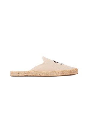 Soludos The Smoking Mule Embroidery Espadrille in Cancer - Natural Undyed at Nordstrom, Size 11