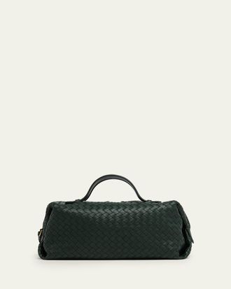 Bottega Veneta Gioco Leather Top-Handle Bag