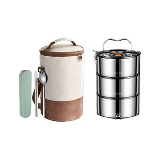OEM Fiambrera De Acero Inoxidable, Caja De Tercer Nivel