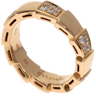 Bulgari Serpenti Pink Band Ring (Pre-Owned)