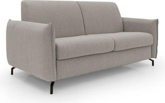 Divani.Store Divani.store - Scarlet Sof&aacute; Cama Convertible En Tejido Mixto De Algod&oacute;n Impermeable 215 Cm (mat.160x197) Beige