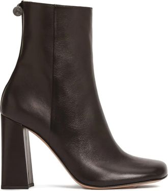 Fabiana Filippi Enkellaarzen met blokhak - Zwart