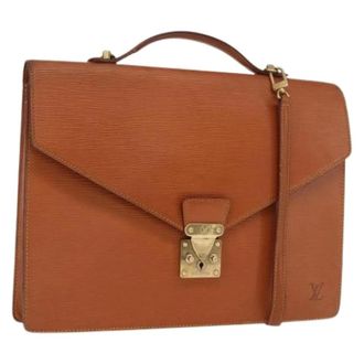 Louis Vuitton Pre-owned Handbags, female, Brown, Size: ONE SIZE Pre-owned Vintage Handbag