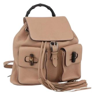 Gucci Zaino in pelle vintage Pre-owned - - Pre-owned - Donna - Beige - ONE SIZE