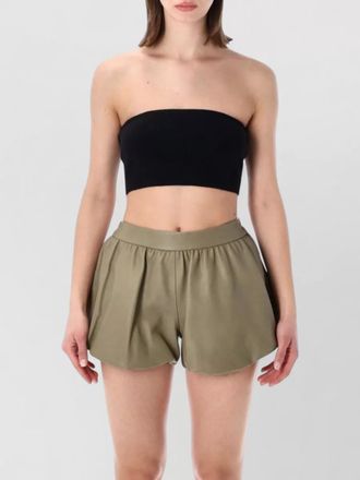 Frankie Shop wool blend knit cropped strapless top
